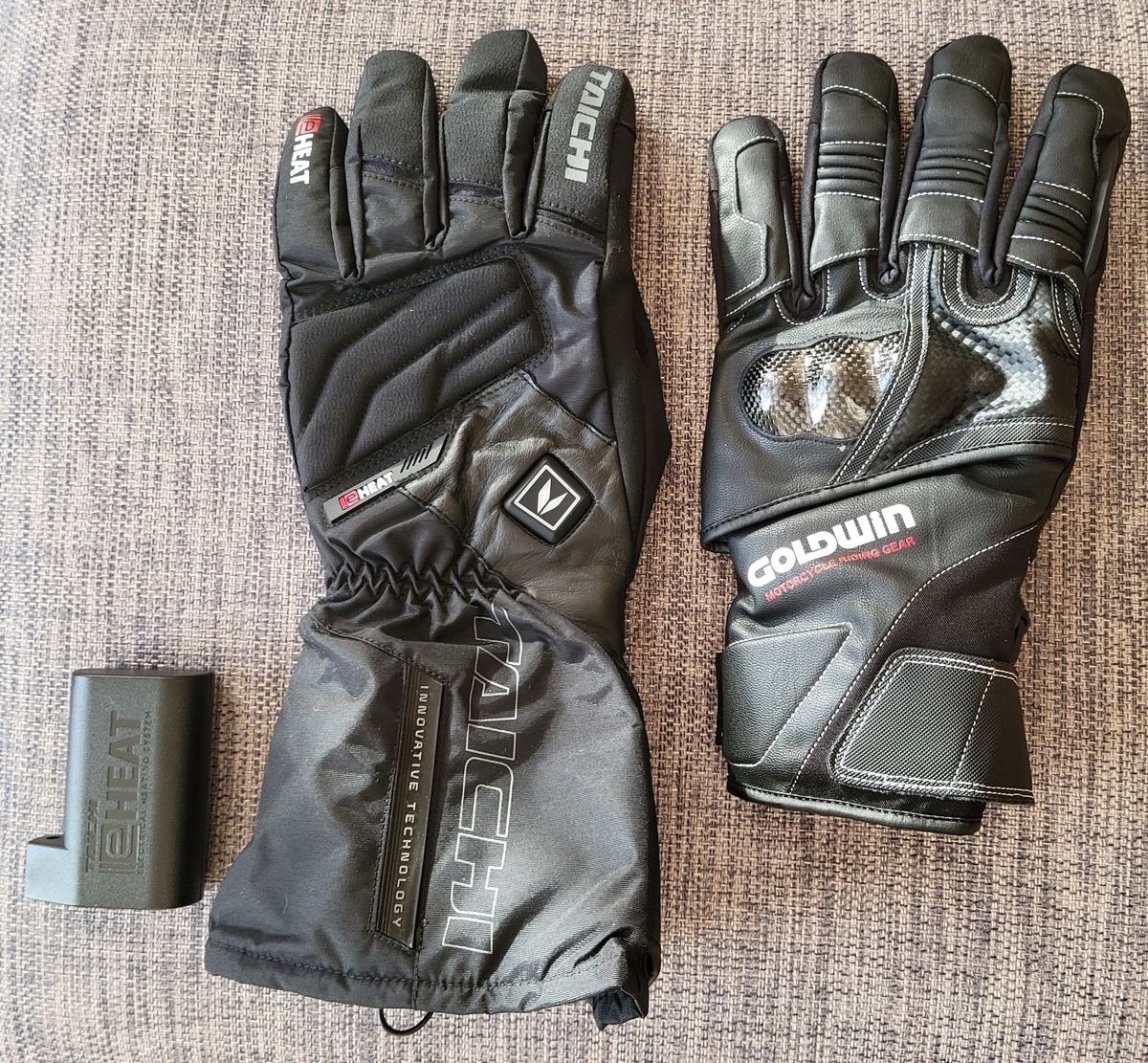 バイク用品】 2りんかんでRSタイチ 電熱グローブセットを購入