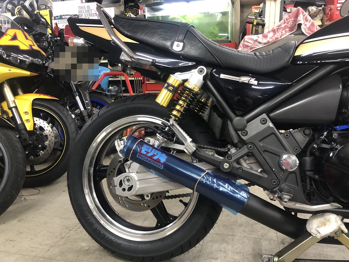 ゼファーχ （Rショック交換など） - moto shop TG's diary