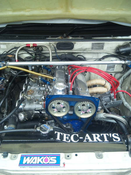 AE86エンジンオーバーホール エンジンブロックの塗装 - もとかんの部屋