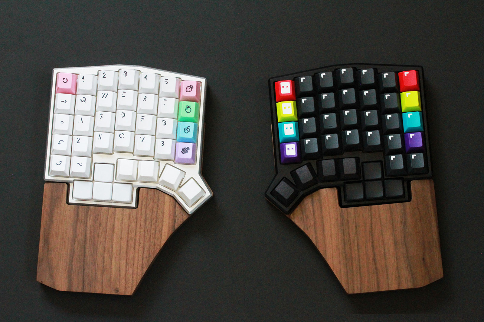 GoFortySplit（Alu黒 ）＋パームレストカバー