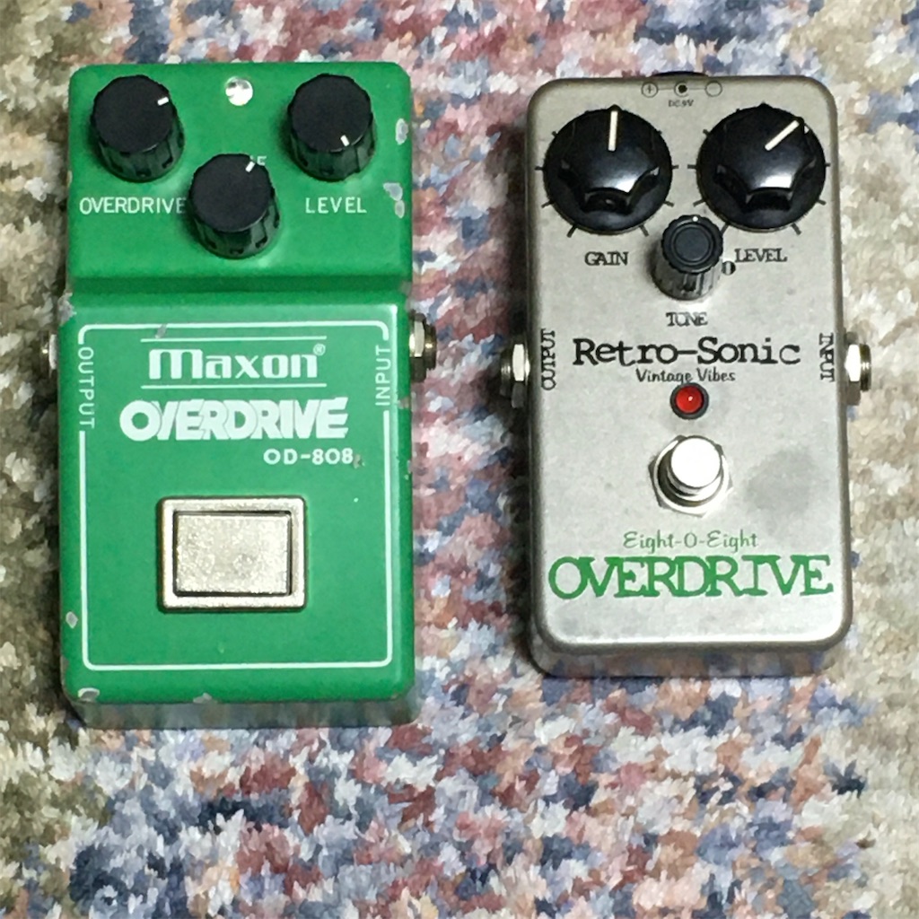 MAXON / OD-808 レビューと似ているものたち - △▽エフェクター