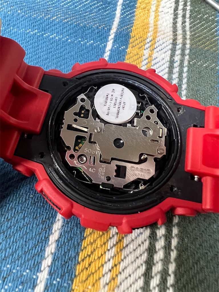 G-SHOCK GA-100Bの電池交換。 - カメラ屋元公式中の人 アオキのブログ