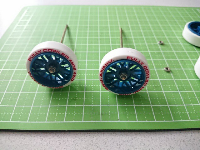 スーパーXナット止め大径ナローホイールシャフトセットを作ってみた