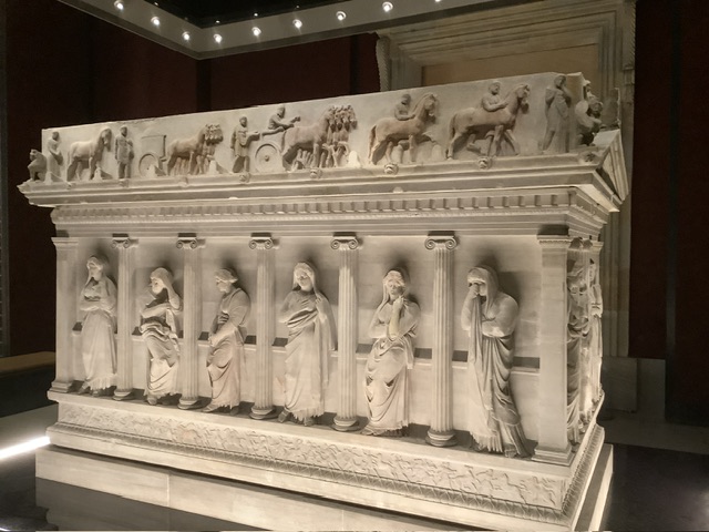 11月13日のブログ「イスタンブール考古学博物館、トルコ