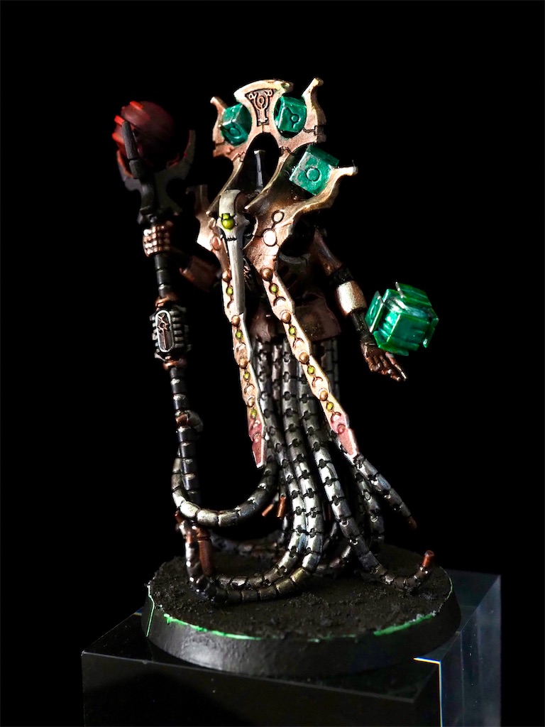 塗装日記】週刊ウォーハンマーに付いてきた銅色がシブくて緑発光が