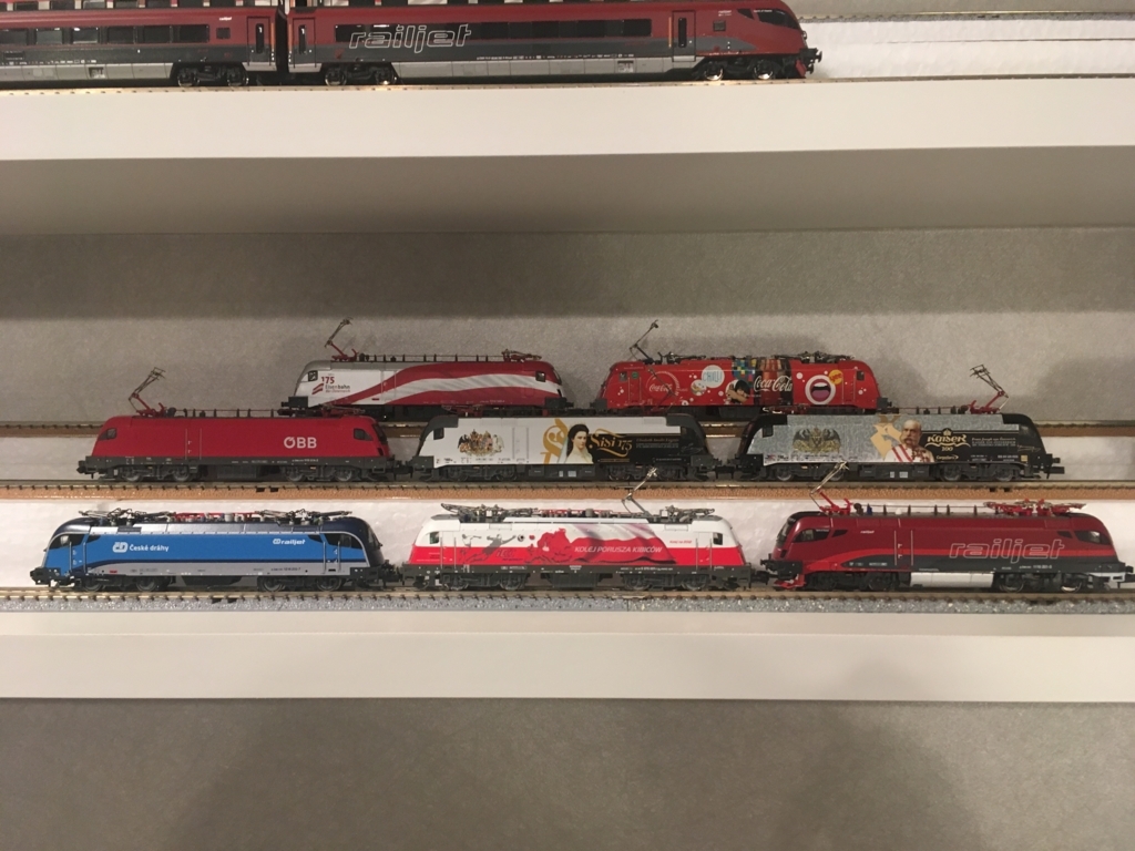 Spur N】HOBBYTRAIN railjet 3編成比較【1/160】 - Try Something New