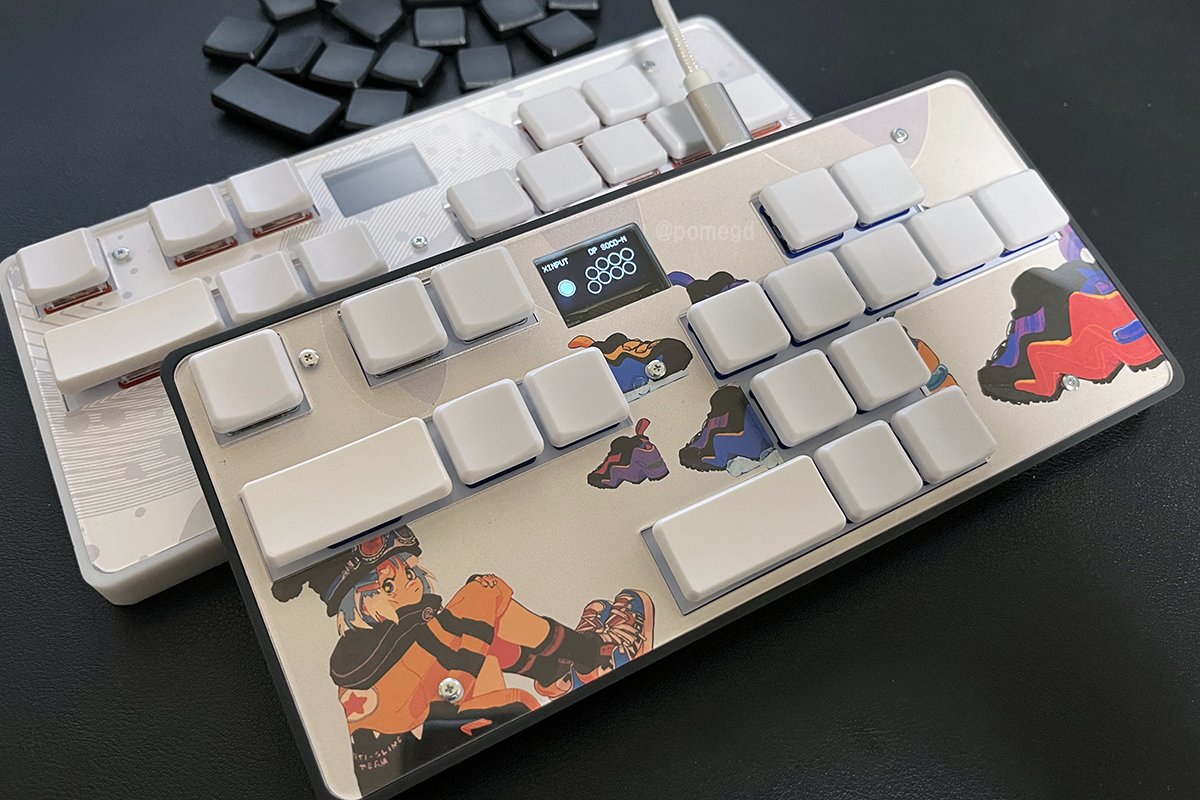 ストリートファイター6」用の11ボタン型レバーレスコントローラーを