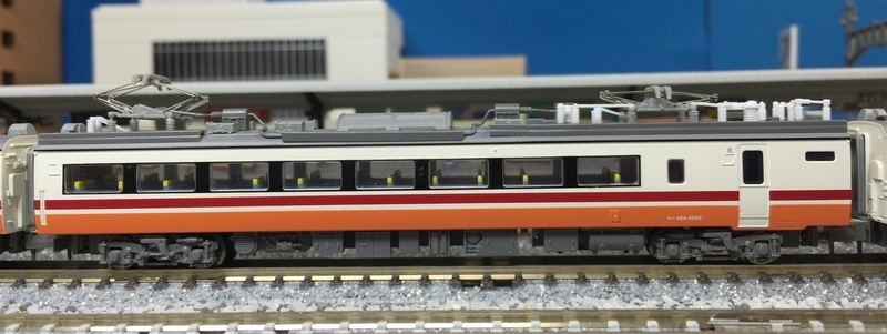 マイクロエース 485系「あいづ」リニューアル編成入線 - 休日の屋根裏