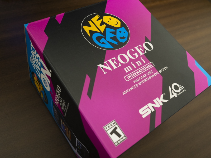 SNK】NEOGEO mini インターナショナル版が安かったので買ってみた
