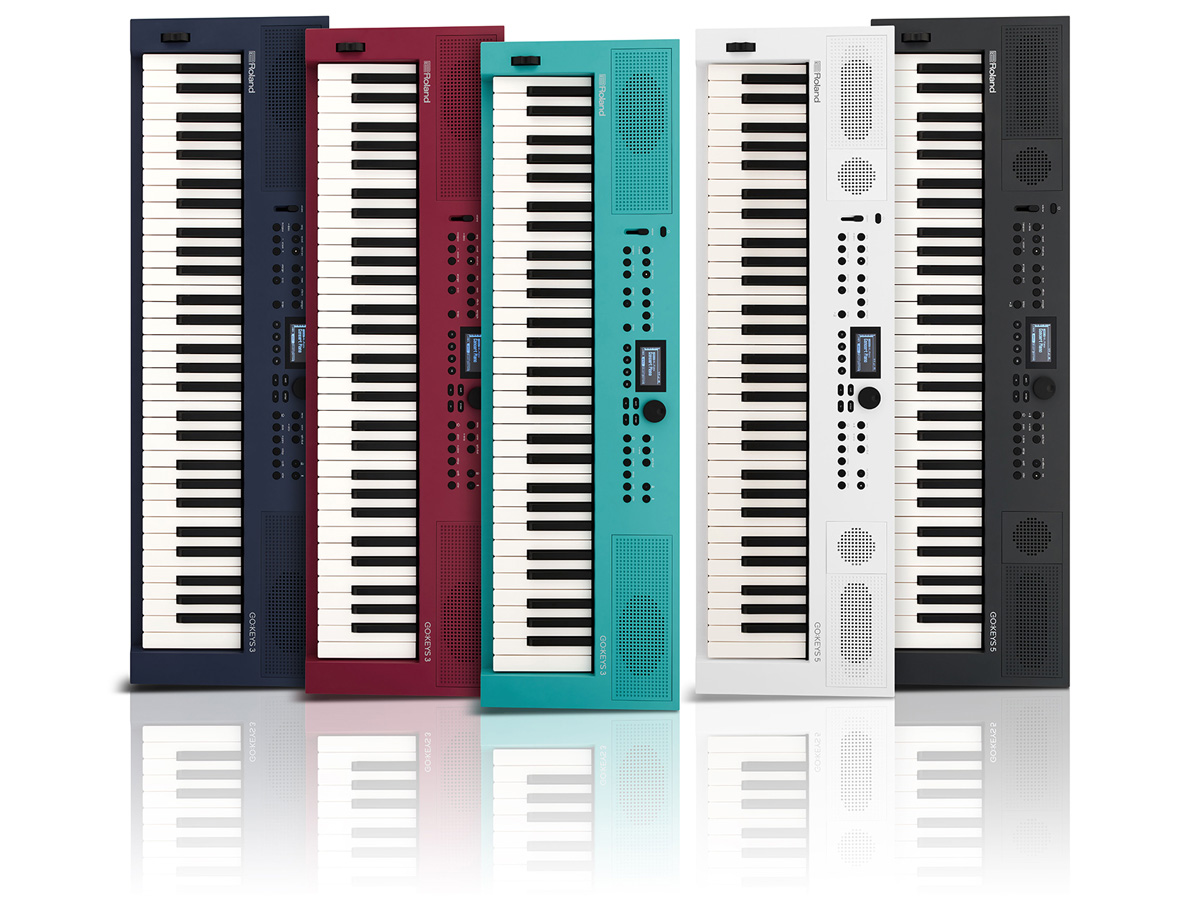 Roland GO:KEYS 5 & 3 〜初心者でも本格的な演奏や楽曲作りができる