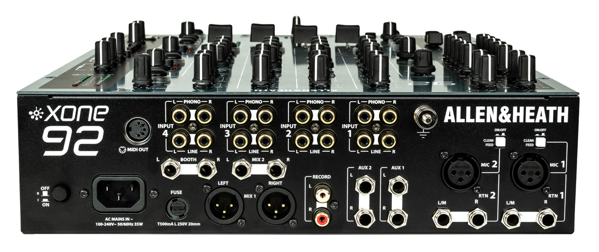 Allen & Heath Xone:92 mk2〜DJミキサーの名機が発売20周年を記念して