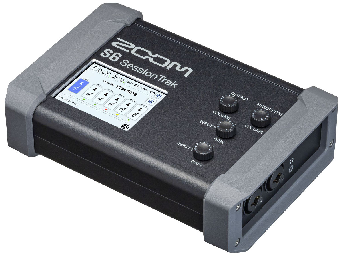 パソコン無しで最大6人の遠隔セッションを実現するZOOM S6 SessionTrak