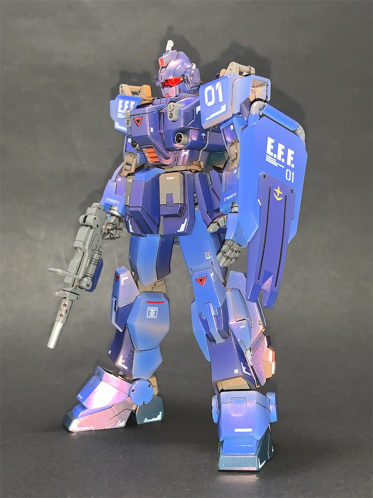 HGUC 1/144 ブルーディスティニー1号機EXAM 完成 - クラフト粒子散布中