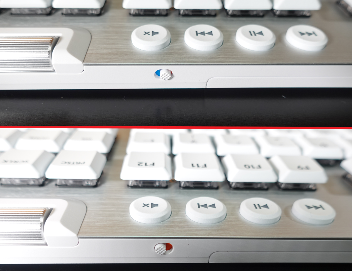 Logicool G G913 TKL ホワイト(茶軸 タクタイル)のレビュー】キー