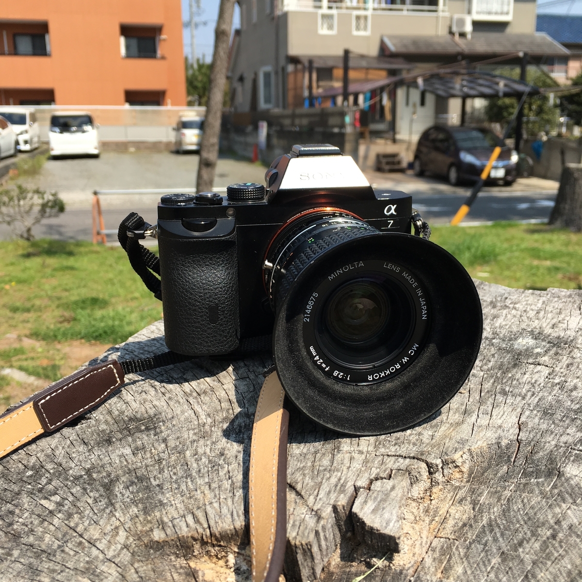 MINOLTA MC W-ROKKOR 24mm F2.8 & α7で高畑公園の桜を撮りました - 酔
