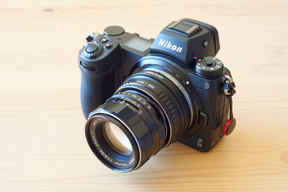 M42マウントアダプターを購入、レビューとレンズの止まり位置を調整し