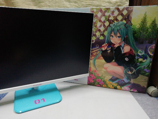 ツクモ限定】ViewSonic × HATSUNE MIKUディスプレイ VA2456-MIKU