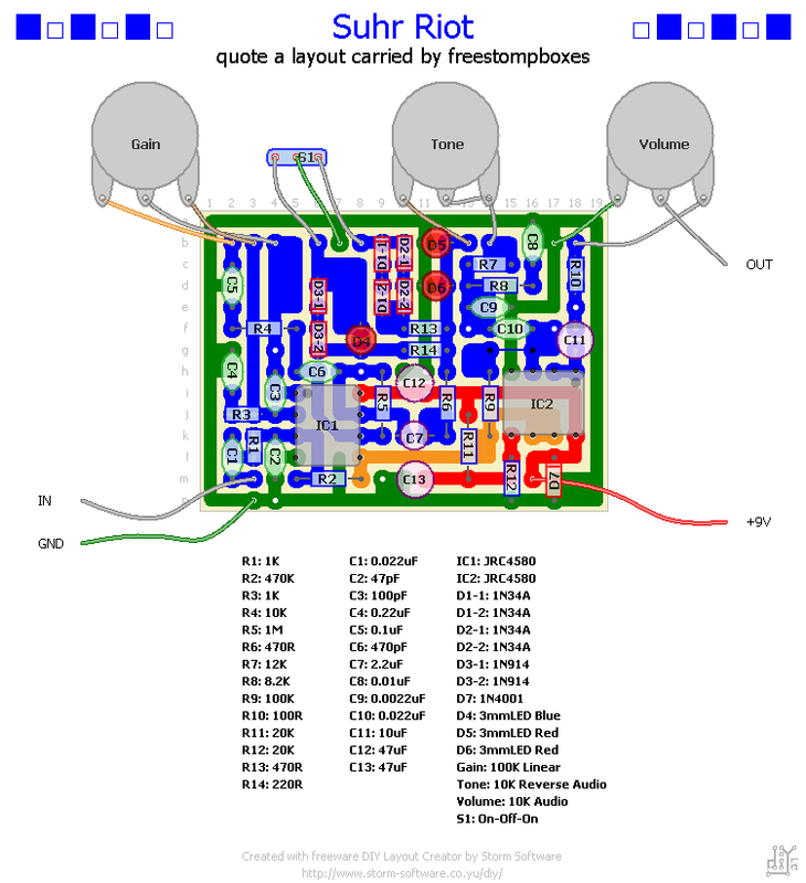 ☆Suhr Riot（レイアウト公開!!!）☆ - SHA-KE'S Blog ※ギター改造と