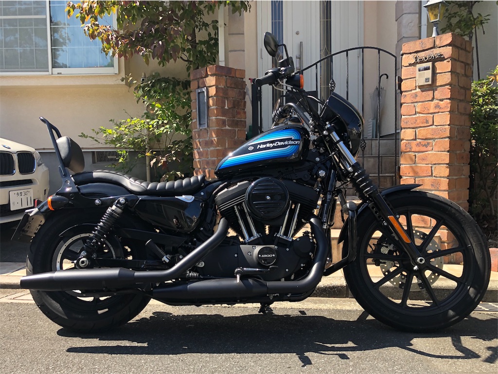 かつお ハーレースポーツスター アーチ型タンデムバー2個セット