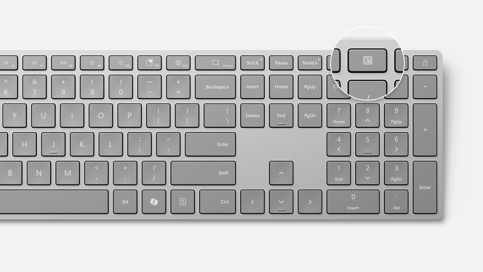 Surface キーボード - テンキーと Copilot キー付き Bluetooth