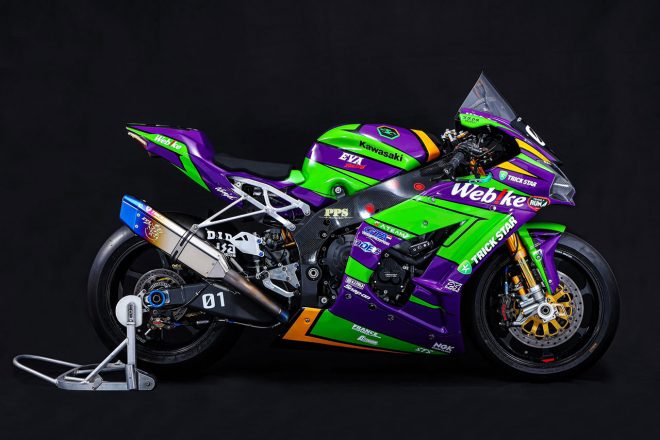 エヴァレーシング、初号機カラーのカワサキZX-10RRで2021鈴鹿8耐に参戦