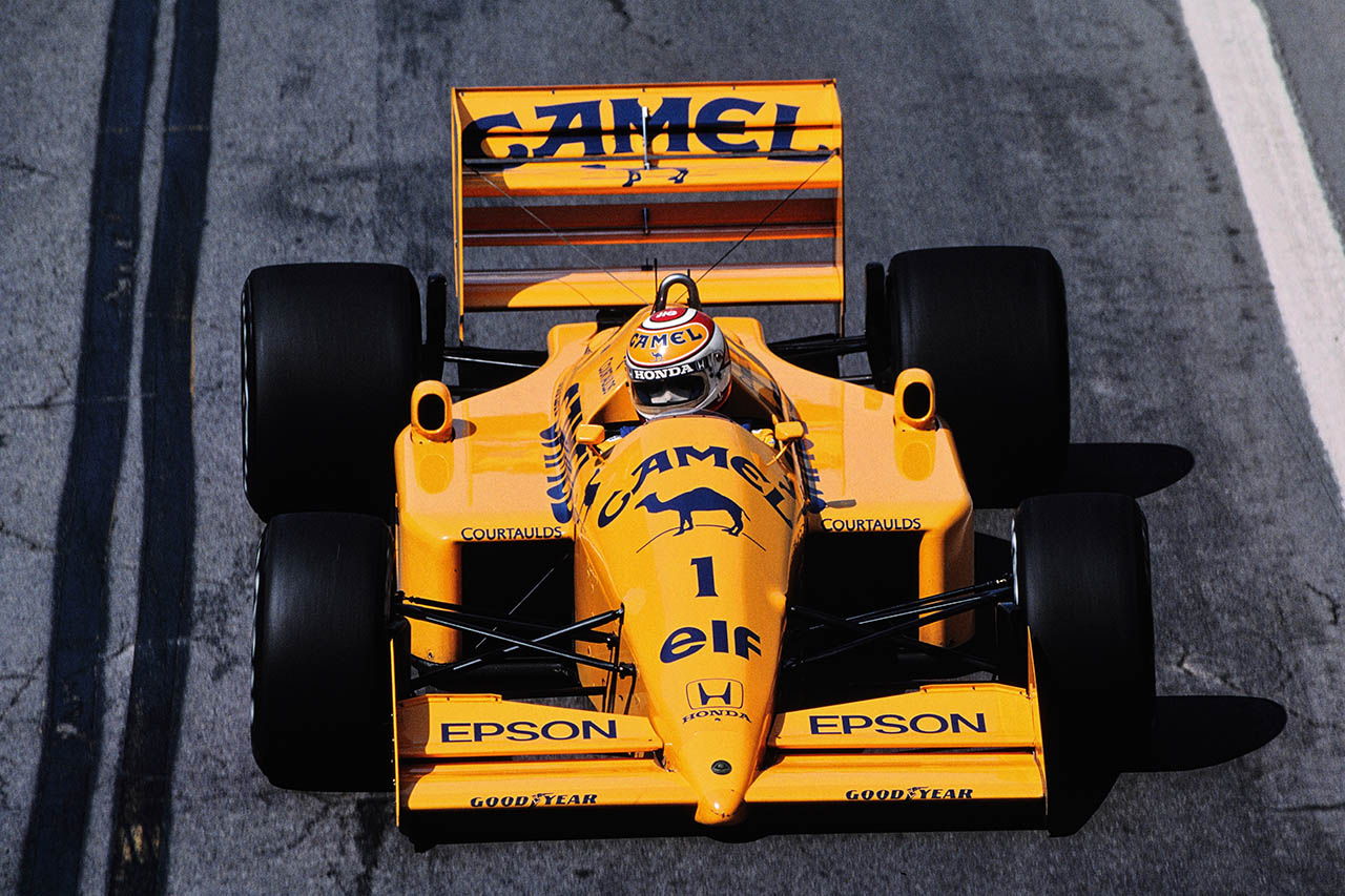 ネルソン・ピケが1988年『ロータス100T』を語る。最強のホンダエンジン