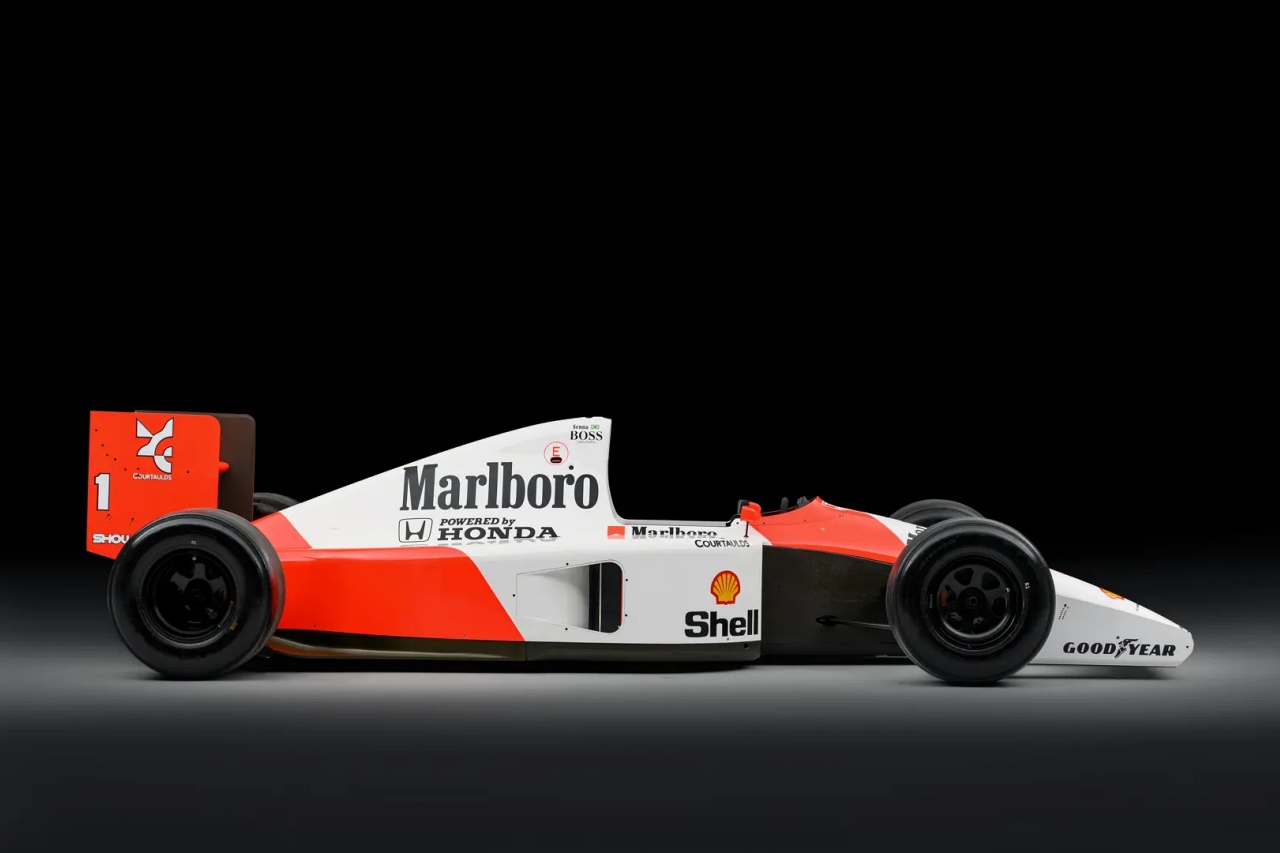 アイルトン・セナ、最初のブラジルGP優勝車『マクラーレンMP4/6