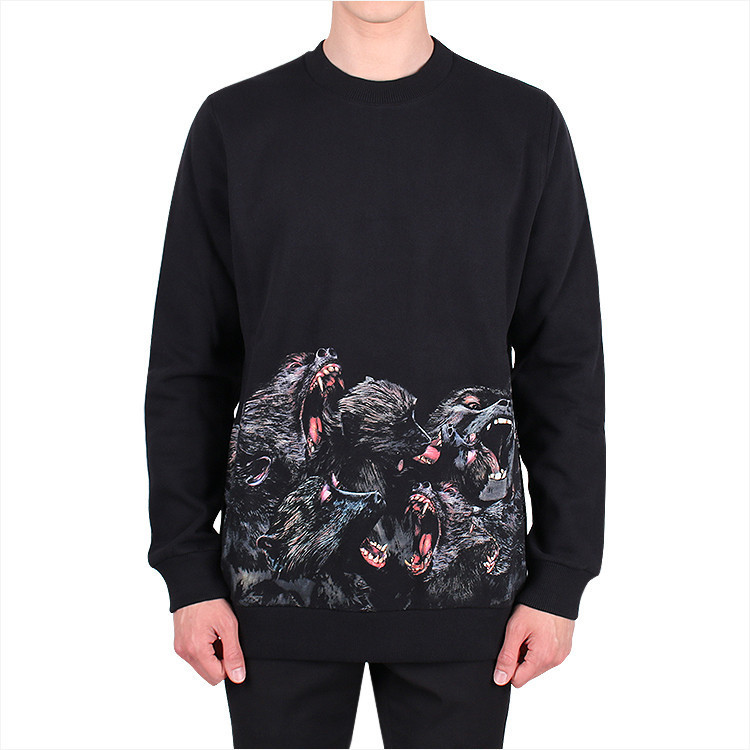 GIVENCHY 16AW BABUN モンキープリント トレーナー_BLACK (GIVENCHY