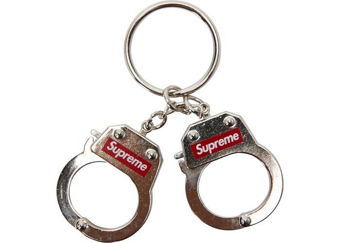 17AW☆Supreme Handcuffs Keychain Box Logo キーホルダー 手錠