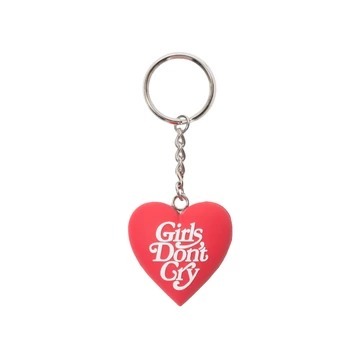 新作 Girls Don't Cry Heart Keychain ハート キーホルダー 赤 (Girls