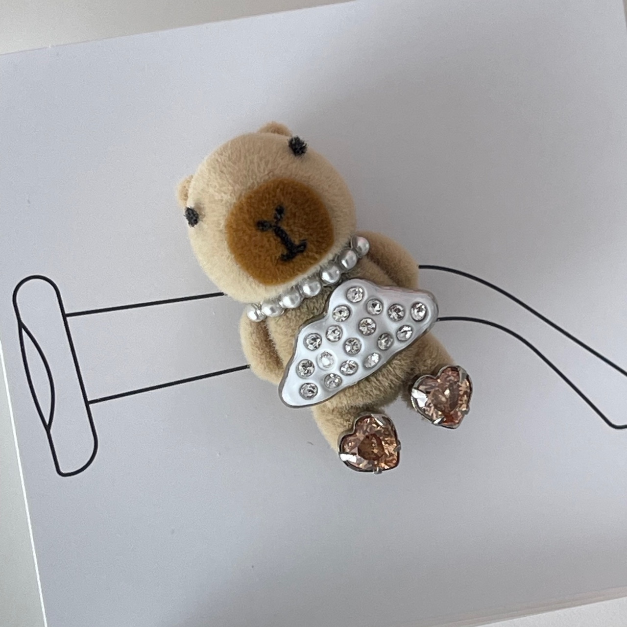 Gentle Monster x Jennie】 COOING クイン☆カピバラ チャーム (Gentle