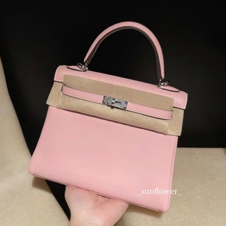 エルメス ケリー25cm スイフト ローズサクラ/S金具 (HERMES