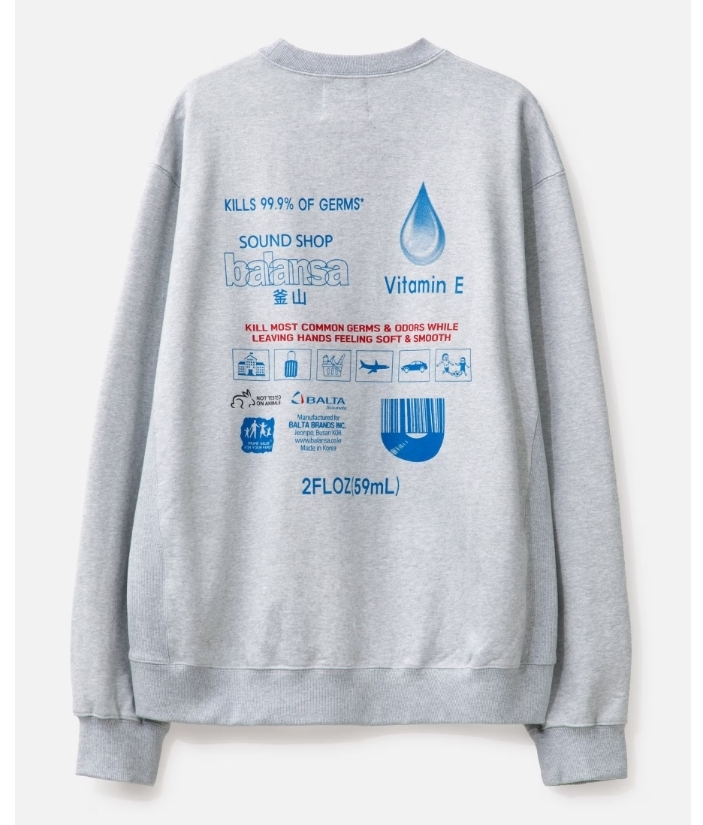 SOUND SHOP BALANSA☆Balansa Sound Crewneck スウェットシャツ (SOUND