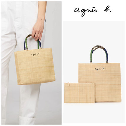 ラフィア Agnes b(アニエスベー) トートバッグ(レディース) - ブランド