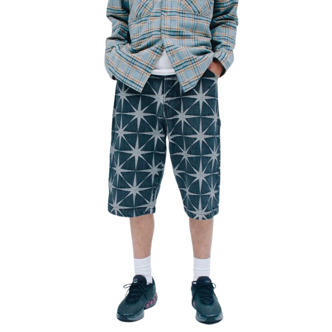 BoTT】Sparkle Jacquard Denim Shorts (BoTT/ハーフ・ショートパンツ