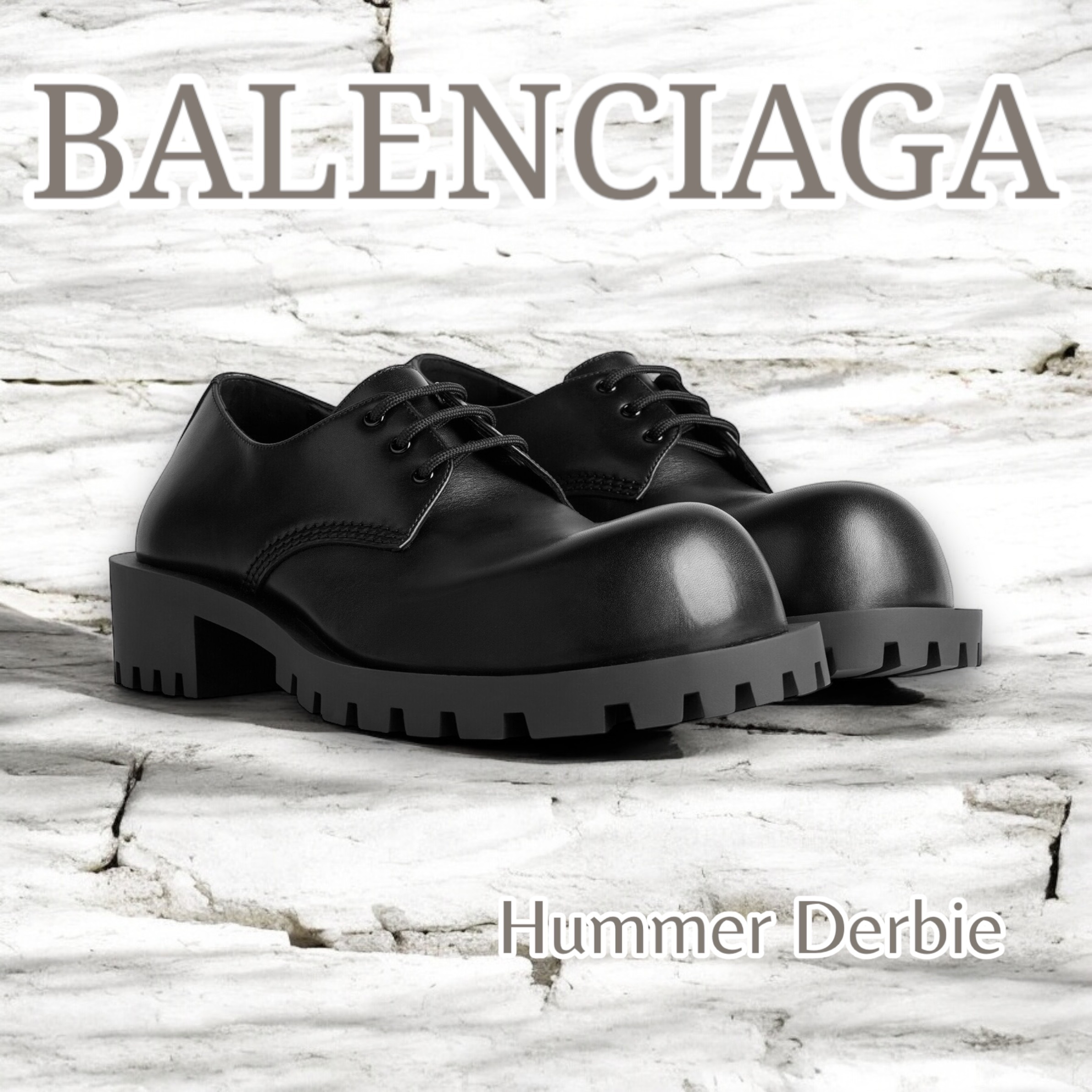 BALENCIAGA＊Hummer Derbie レザーレースアップシューズ＊送料込