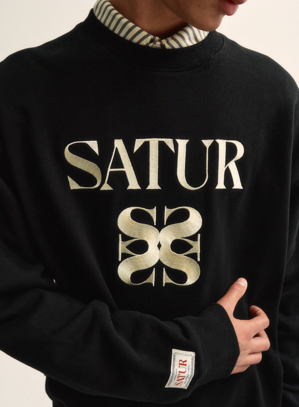 SATUR】 Classic Logo Sweatshirt /追跡付 (SATUR/スウェット