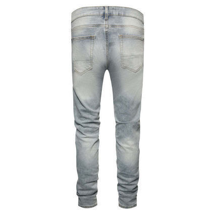 関税/送料込み【H.ESNTLS】ダメージソフトストレッチデニム (HESNTLS