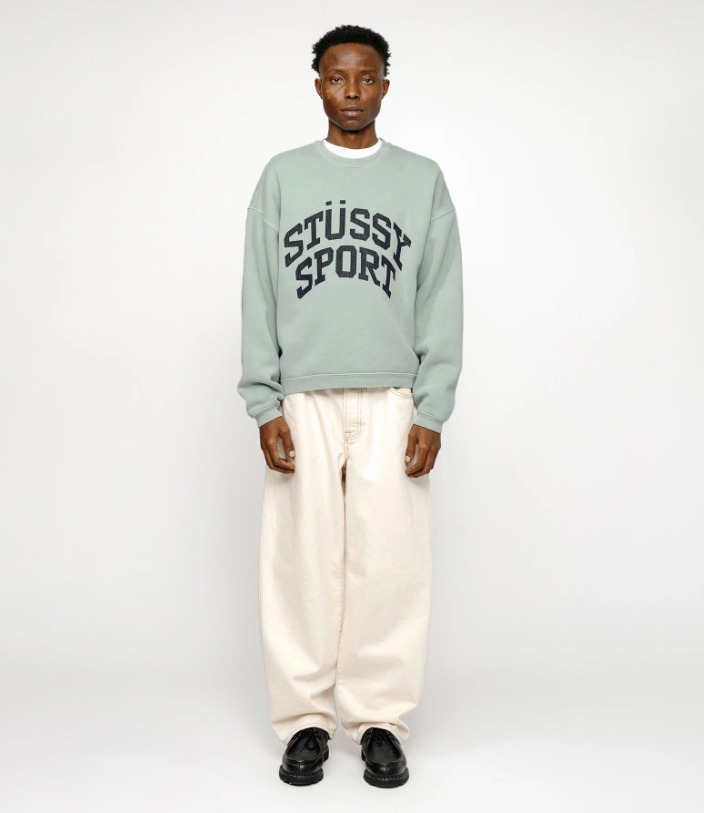 ☆関税込☆Stussy☆BIG CRACKLE SPORT CREW☆ (STUSSY/スウェット