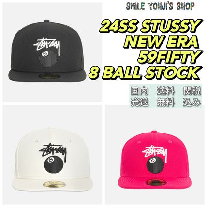 ☆24SS 最新作☆STUSSY NEW ERA 59FIFTY 8 BALL STOCK (STUSSY