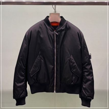 大人気 PRADA◇リナイロン ボンバージャケット MA-1 袖ポケット (PRADA
