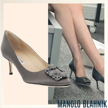 グレー（灰色）系 Manolo Blahnik Hangisi(マノロブラニク) - ブランド
