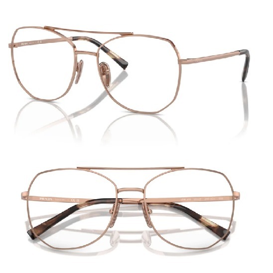PRADA】ツーブリッジ ユニセックス メガネ 関税送料込み (PRADA/メガネ