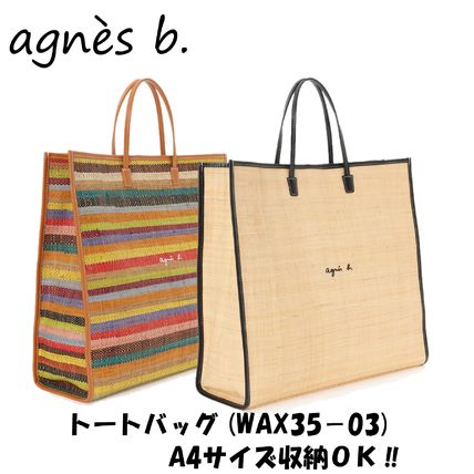 ラフィア Agnes b(アニエスベー) トートバッグ(レディース) - ブランド