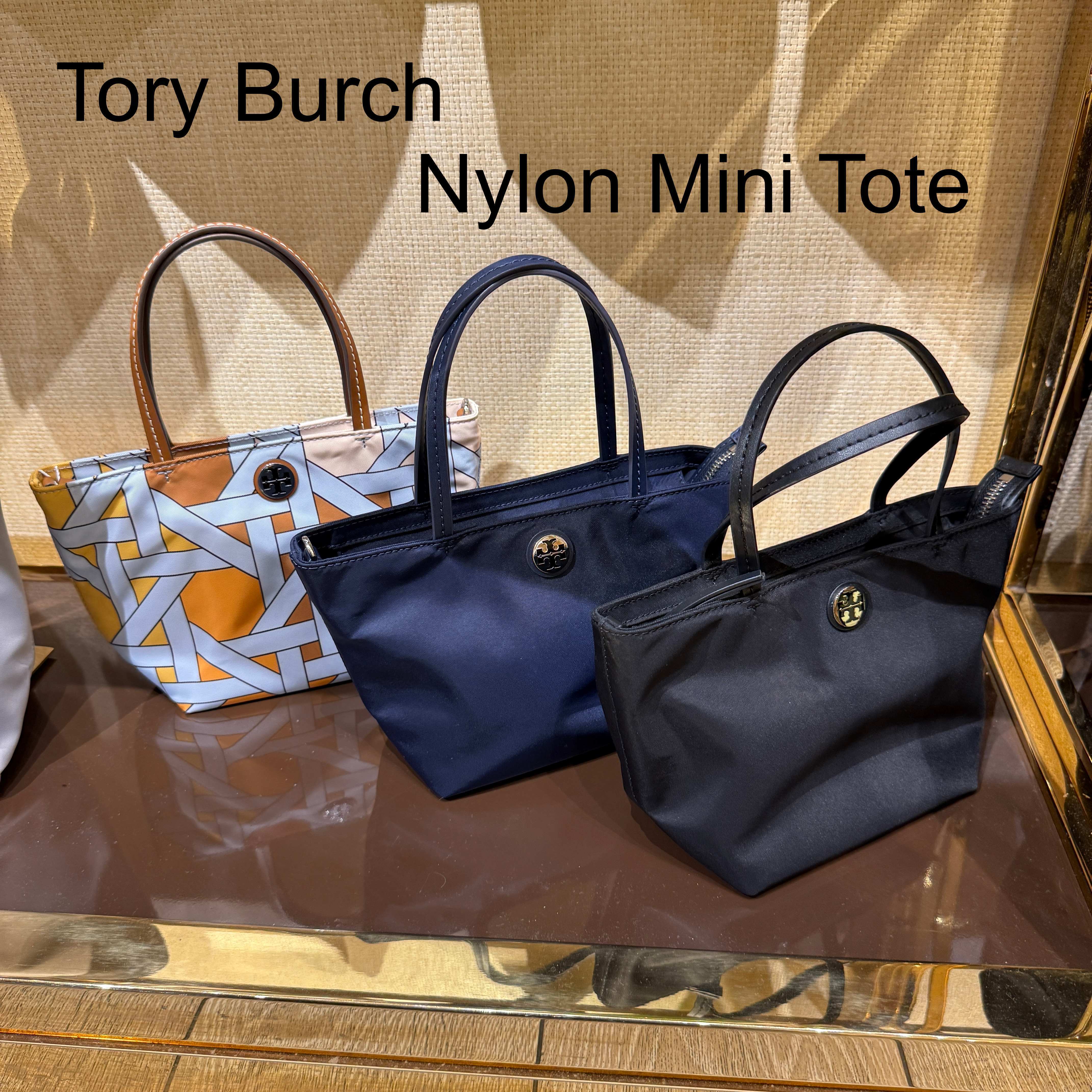 定番☆Tory Burch Nylon Mini Tote 167913 軽量 (Tory Burch