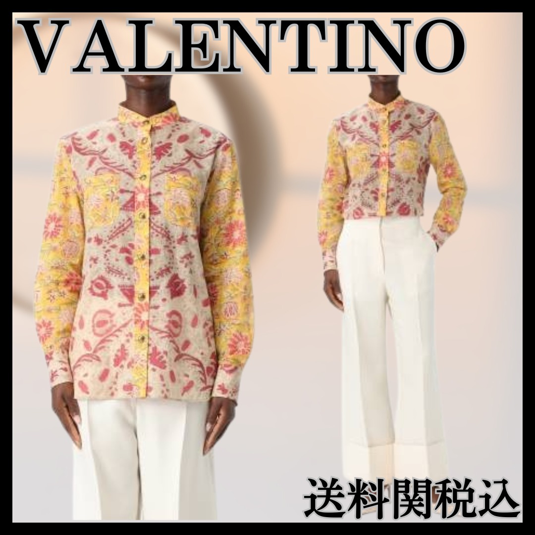 国内発送】VALENTINO コットン シャツ (VALENTINO/ブラウス・シャツ
