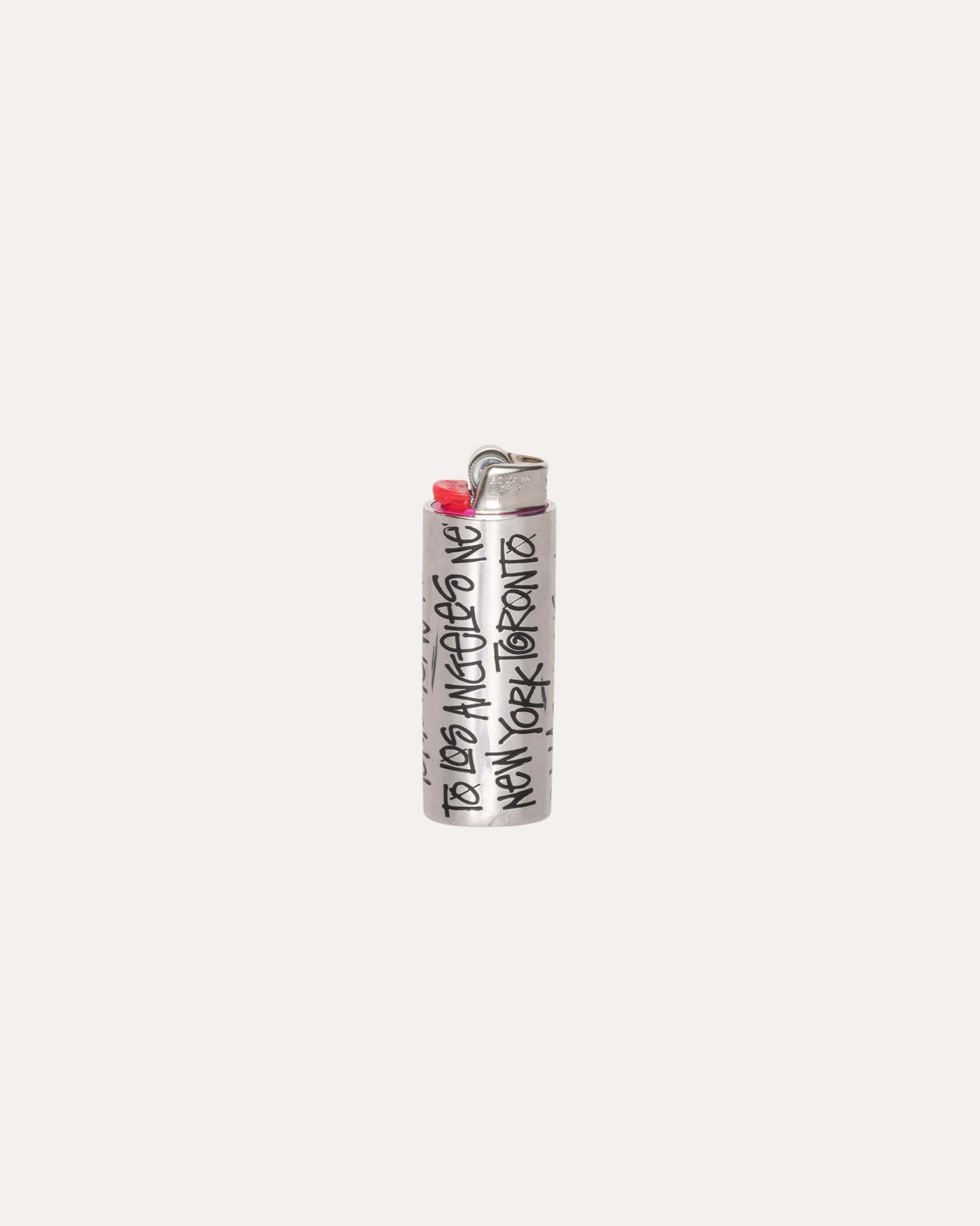 ☆Stussy☆CITY METAL LIGHTER CASE☆Silver (STUSSY/ファッション雑貨