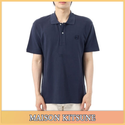 xxl ネイビー（紺）系 L MAISON KITSUNE(メゾンキツネ) ポロシャツ
