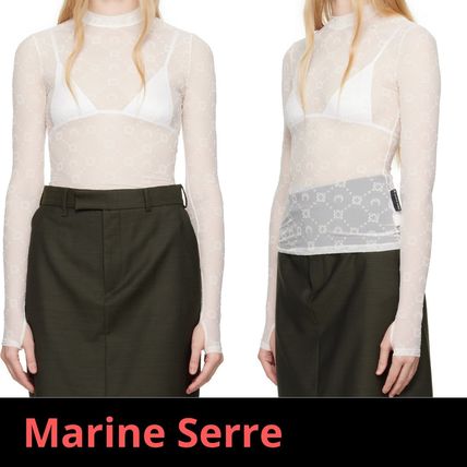 シースルー トップス MARINE SERRE(マリーンセル) Tシャツ・カットソー