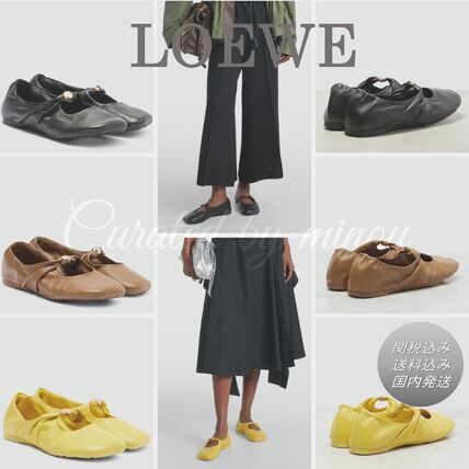 LOEWE PEBBLE(ロエベ ペブル) フラットシューズ(レディース